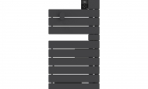 Sèche-serviettes Atlantic Nefertiti étroit 1500W Anthracite_face