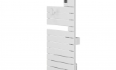 Sèche-serviettes Atlantic Nefertiti étroit 1500W Blanc Carat_côté