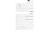 Sèche-serviettes Atlantic Nefertiti étroit 1500W  Blanc_face