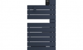 Sèche-serviettes Atlantic Nefertiti étroit 1500W Bleu_profond_face