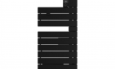 Sèche-serviettes Atlantic Nefertiti étroit 1500W Noir_face