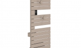 Sèche-serviettes Atlantic Nefertiti standard 1750W Beige mat gauche_coté