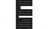 Sèche-serviettes Atlantic Nefertiti standard 1750W Noir mat gauche_face