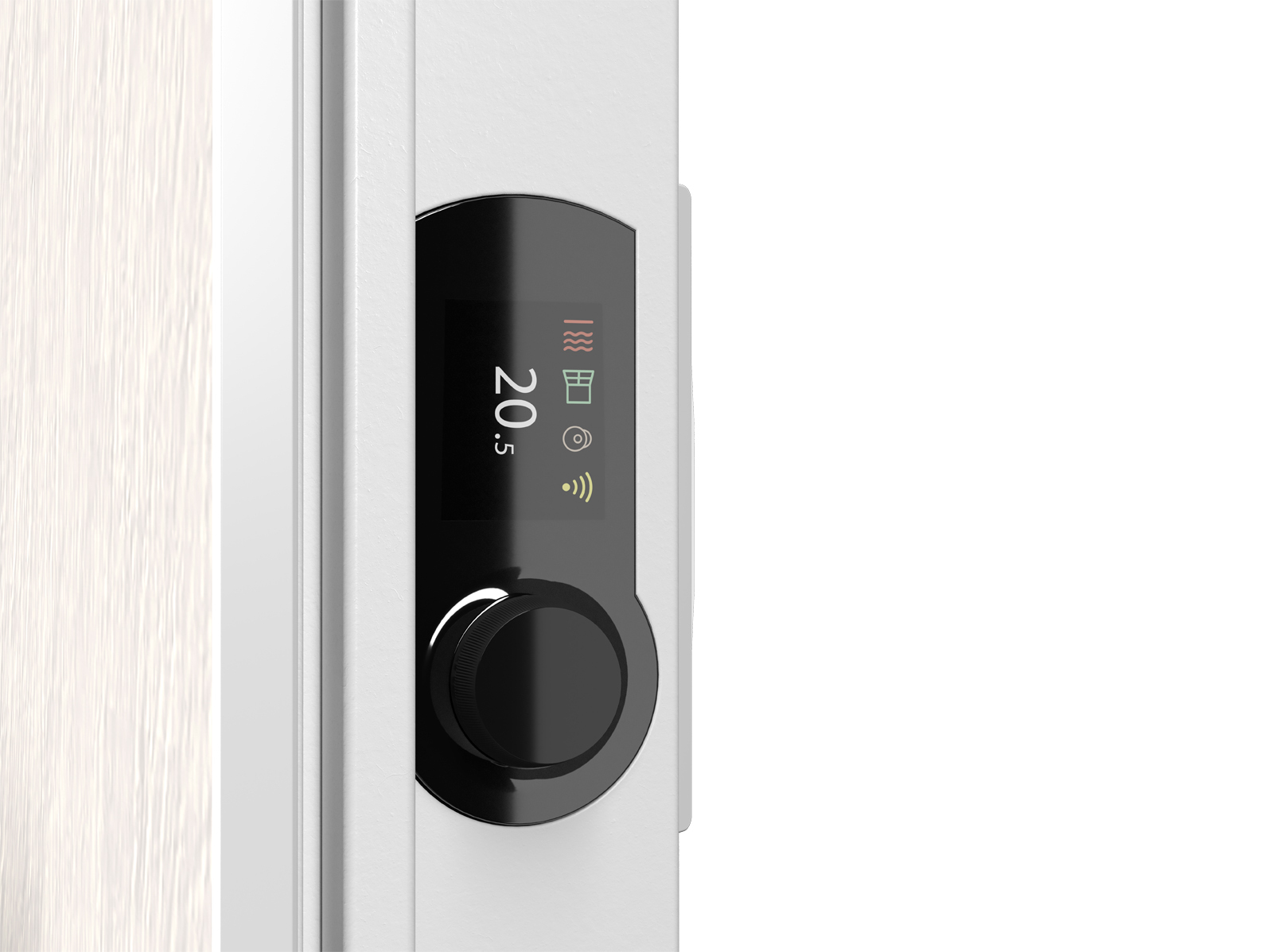 Intuis signature Hug Nativ blanc_ardoise thermostat 2025