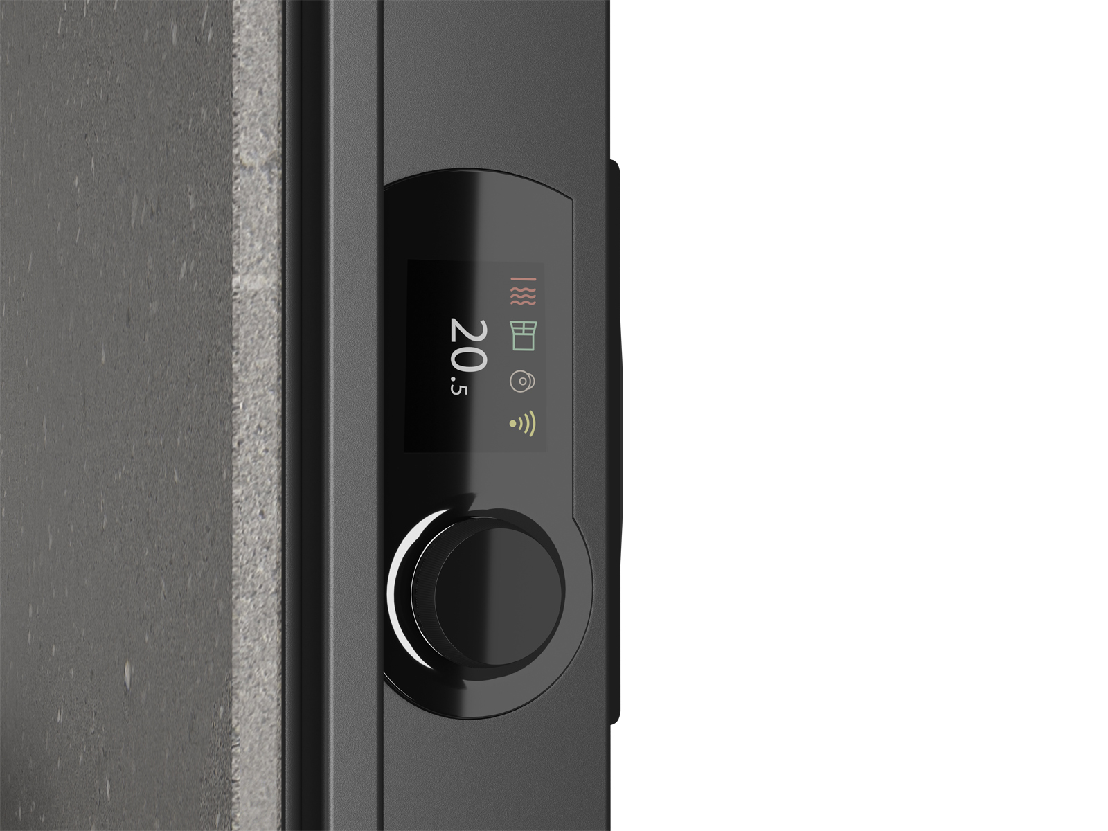 Intuis signature Hug Nativ Brut de lave thermostat 2025