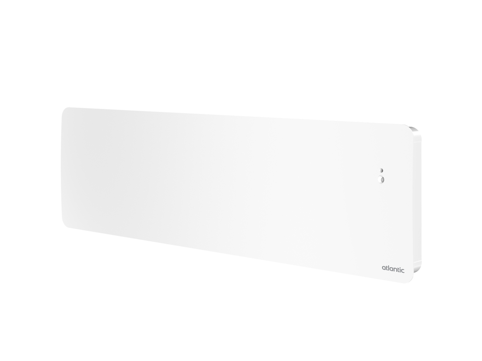 Radiateur Atlantic Nirvana+ plinthe blanc carat coté droite