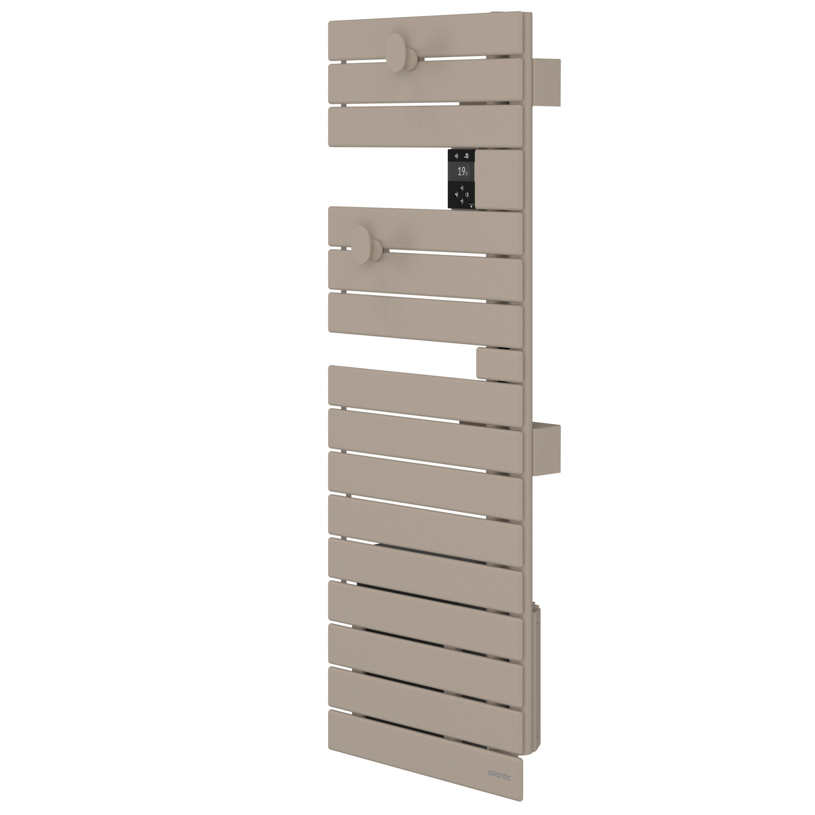 Sèche-serviettes Atlantic Nefertiti étroit 1500W Beige_côté