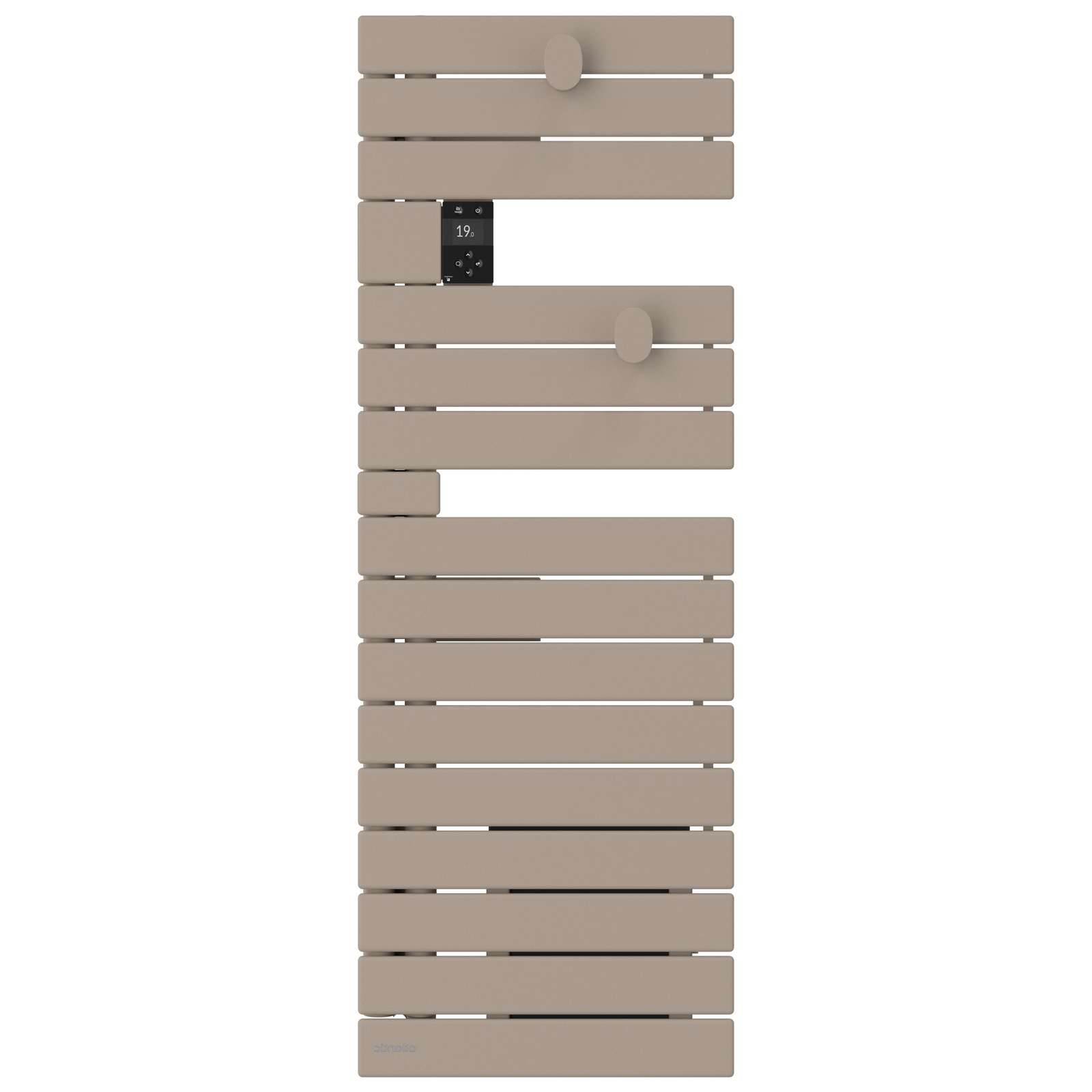 Sèche-serviettes Atlantic Nefertiti étroit 1500W Beige_mat gauche face