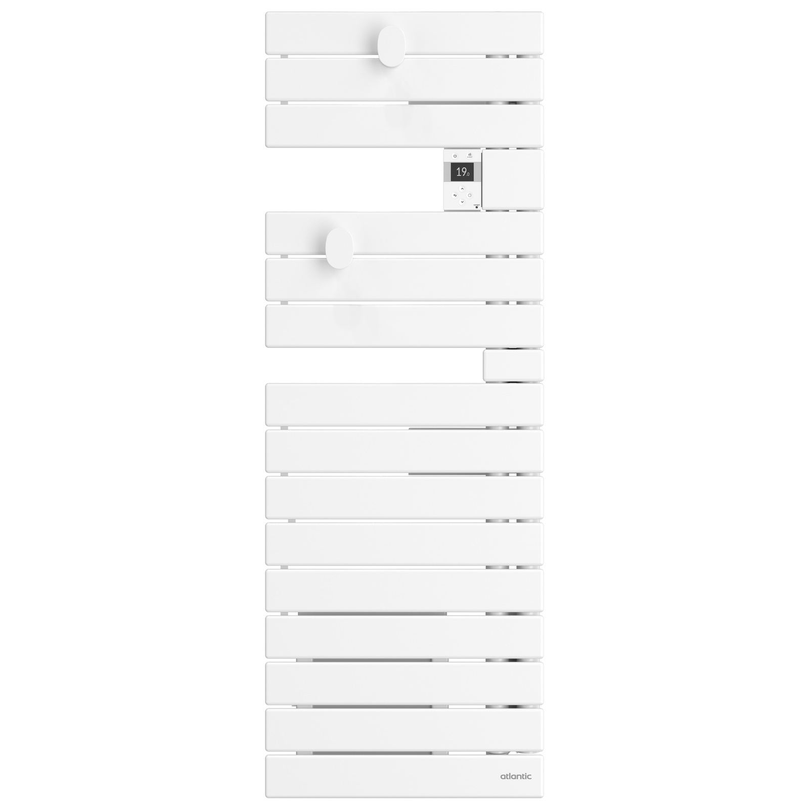 Sèche-serviettes Atlantic Nefertiti étroit 1500W  Blanc_face