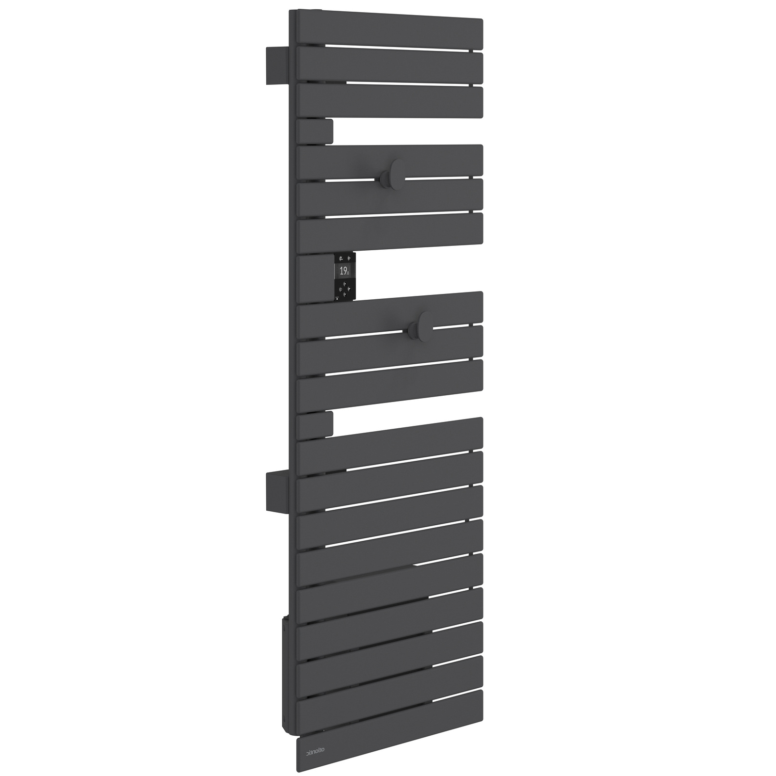 Sèche-serviettes Atlantic Nefertiti standard 1750W Anthracite_mat gauche coté
