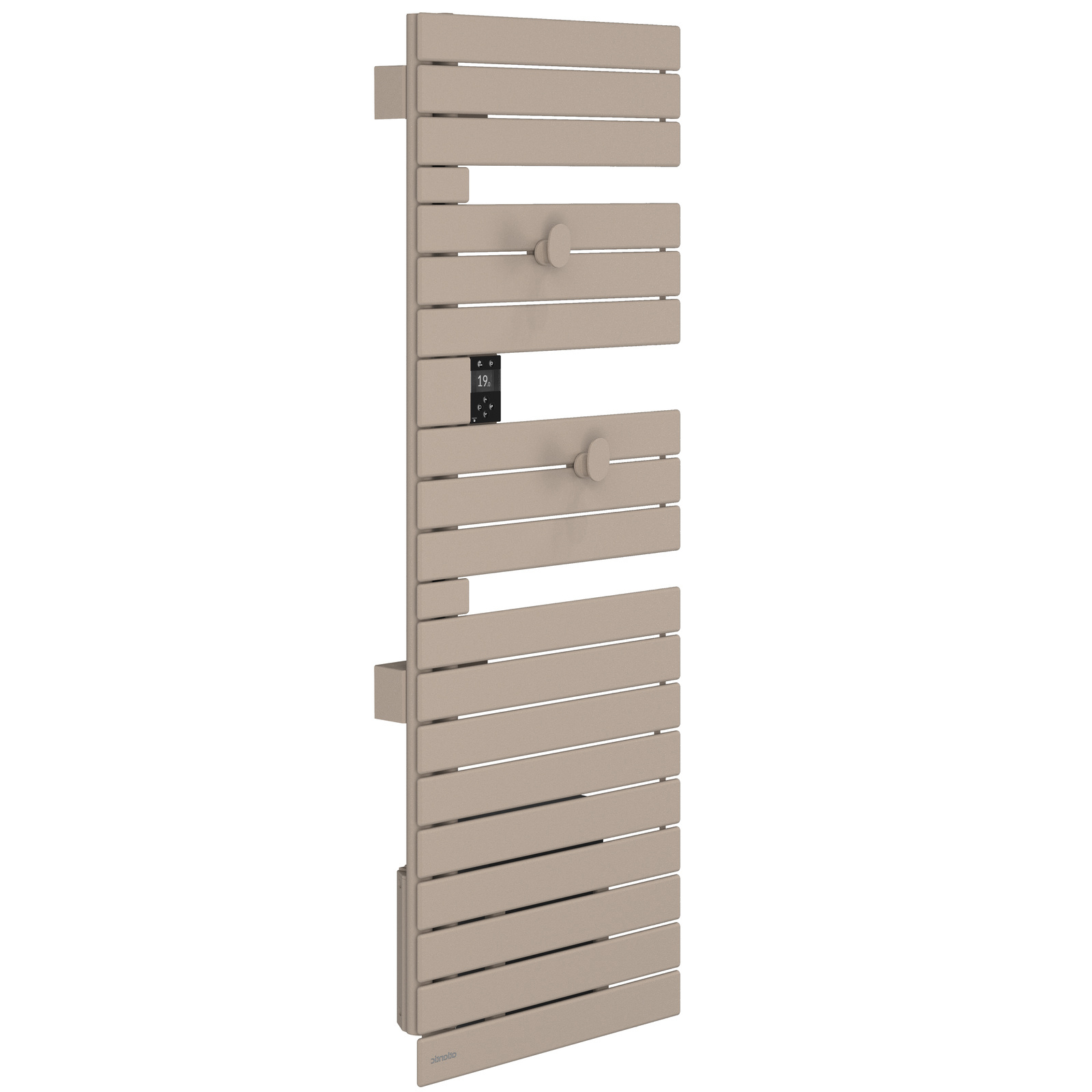 Sèche-serviettes Atlantic Nefertiti standard 1750W Beige mat gauche_coté