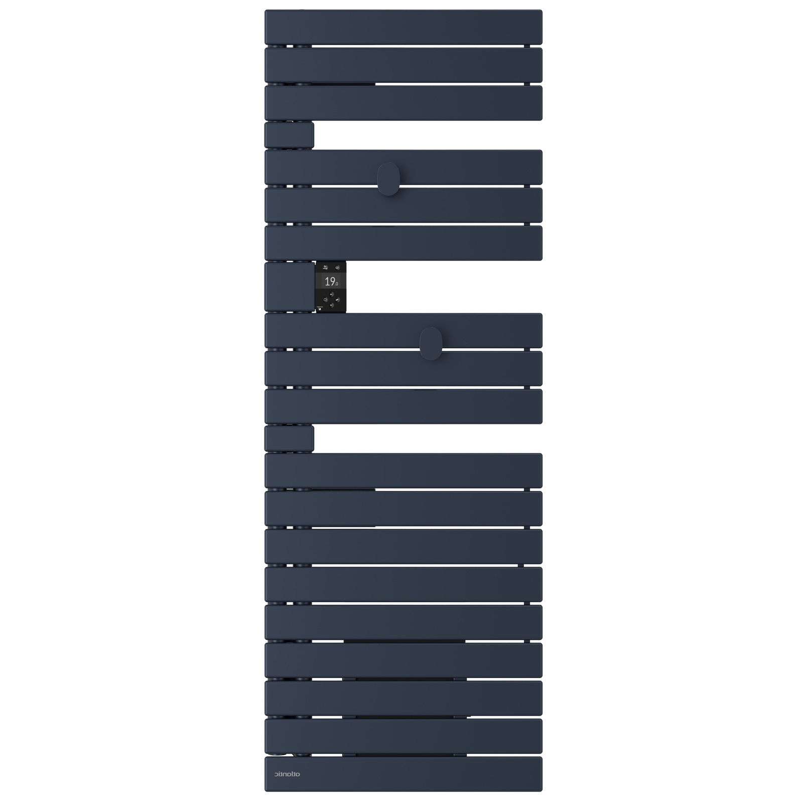 Sèche-serviettes Atlantic Nefertiti standard 1750W Bleu_profond_mat gauche face