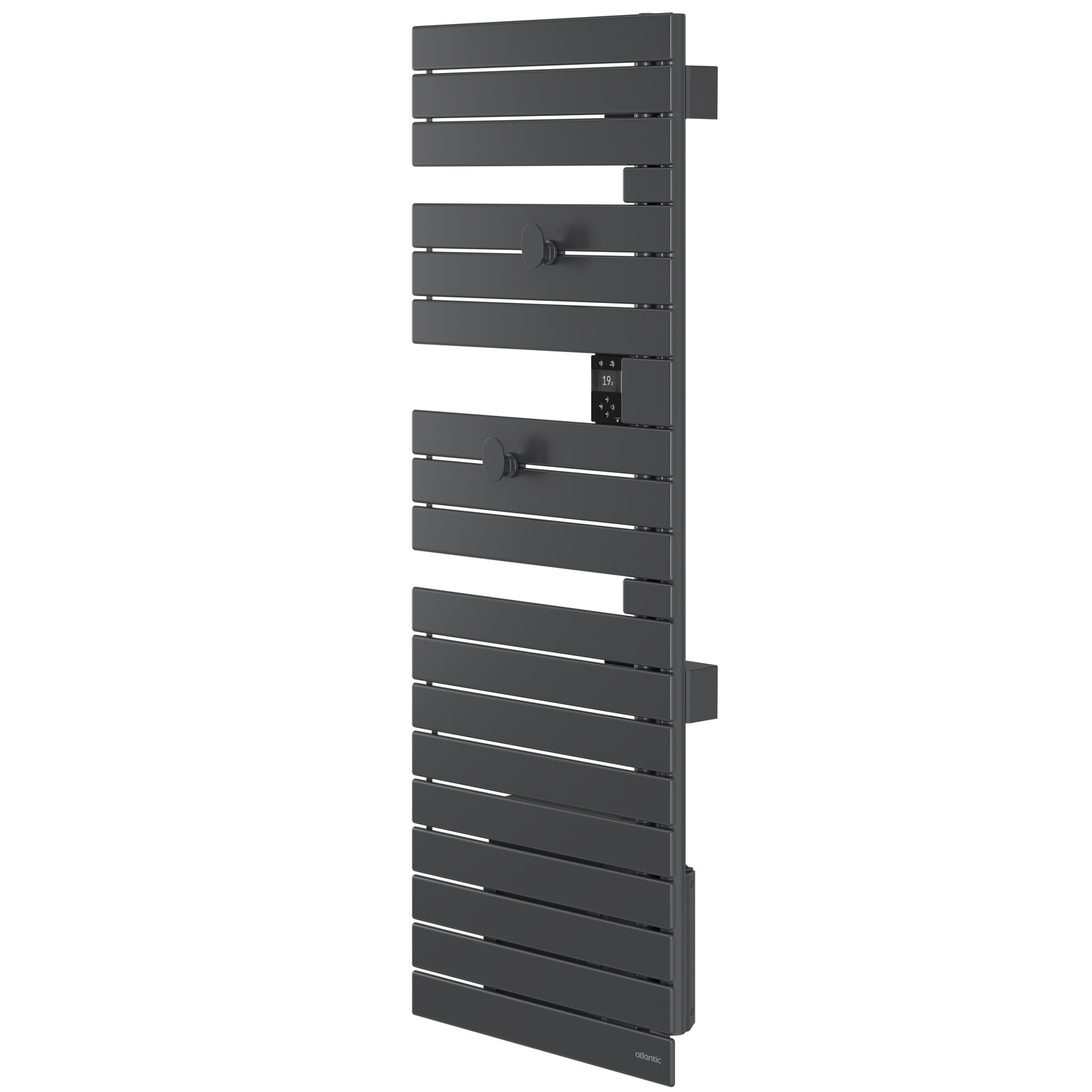 Sèche-serviettes Atlantic Nefertiti standard 1750W Graphite_côté