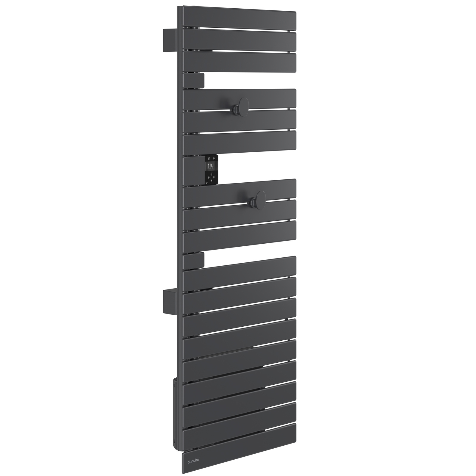 Sèche-serviettes Atlantic Nefertiti standard 1750W Graphite mat gauche_côté