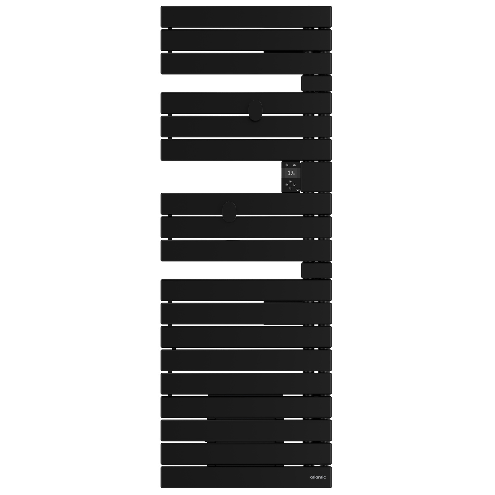 Sèche-serviettes Atlantic Nefertiti standard 1750W Noir_face