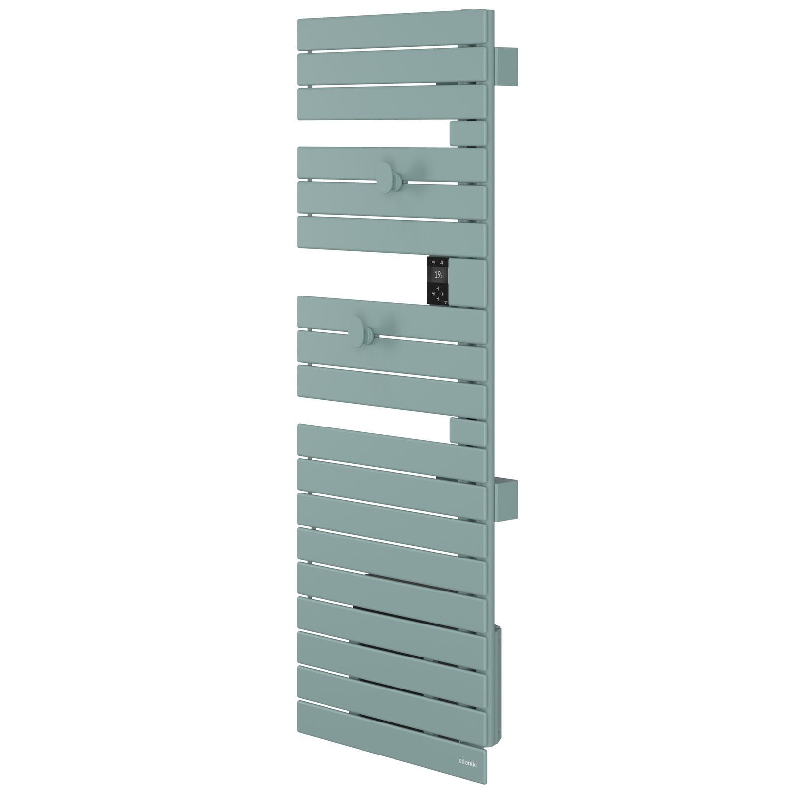 Sèche-serviettes Atlantic Nefertiti standard 1750W Vert d'eau_côté