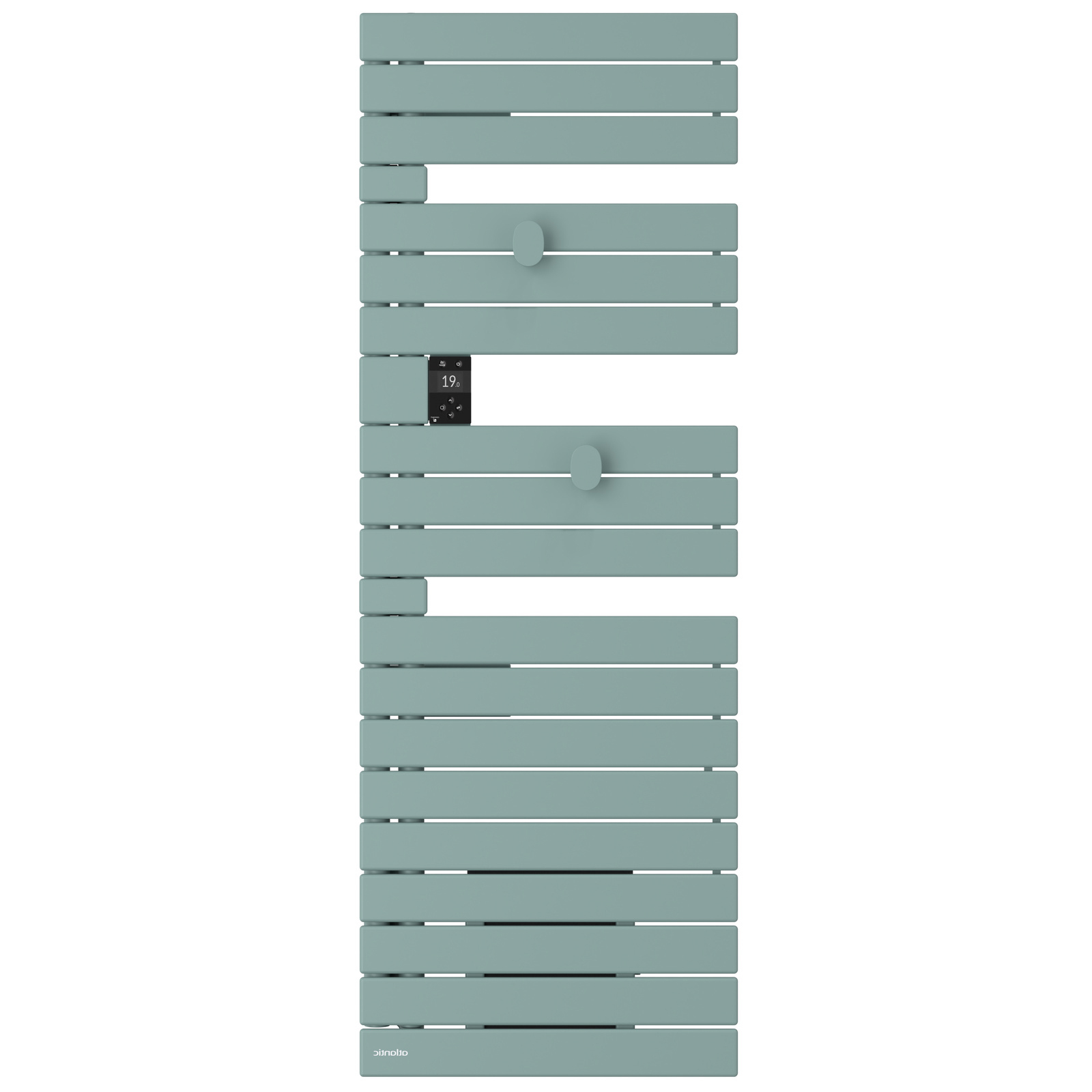 Sèche-serviettes Atlantic Nefertiti standard 1750W Vert_d'eau_mat gauche face