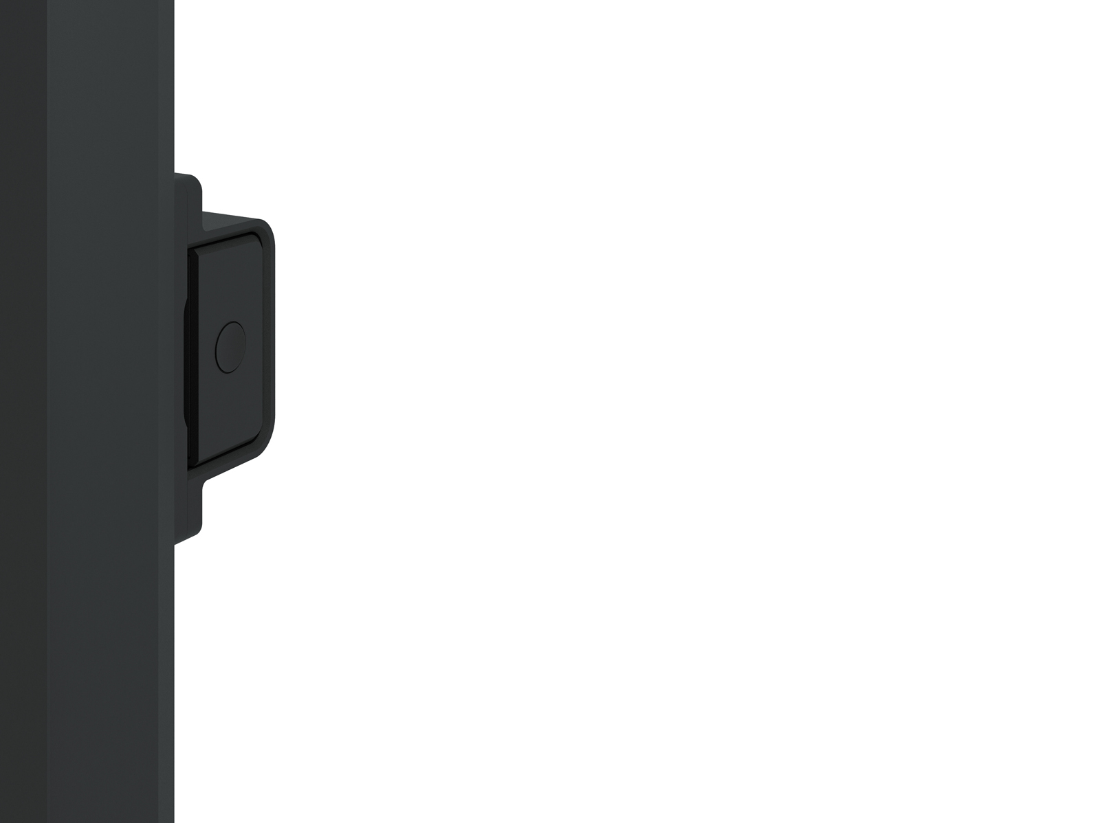 THERMOR Kenya 5 Vertical gris Commande thermostat fermée